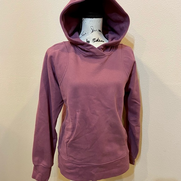 Lululemon Loungeful Hoodie Sweatshirt Vintage Plum Full Length soft Fleece sz 6 - Picture 3 of 11